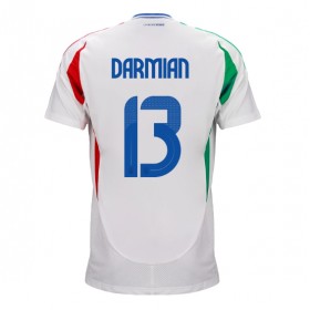 Italien Matteo Darmian #13 Borta Kläder EM 2024 Kortärmad